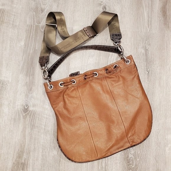 Hanahana Brown Leather Hobo Bag - Picture 2 of 8